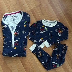 PJ Salvage Mommy & Me PJ Ski Pajama Gift Set